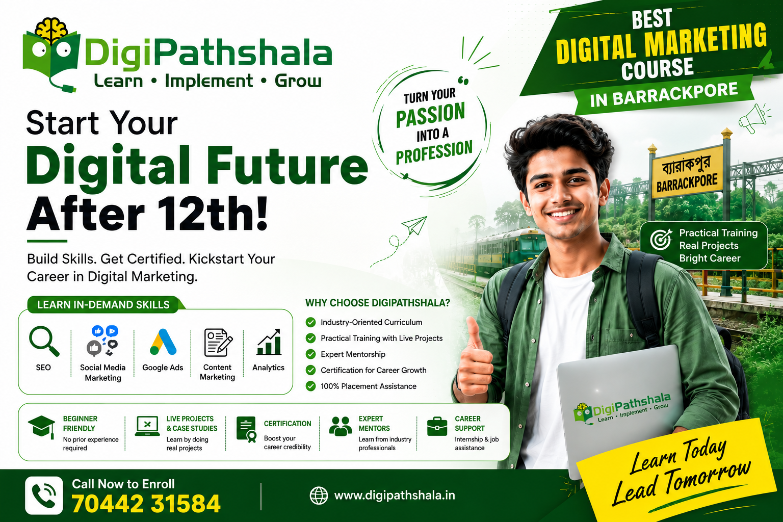 Best Digital Marketing Course in Barrackpore for Students After 12th